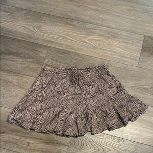 Urban Romantics Leopard Print Women's‎ Cozy Shorts Size M